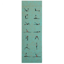 Natural Jute Yoga Mat with Durable Carry Strap