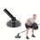 Heavy Duty T-Bar Row Barbell Attachment - High-Quality Iron(Black) 1