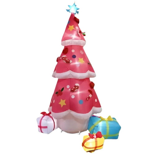 Inflatable Christmas Tree with LED Lights
