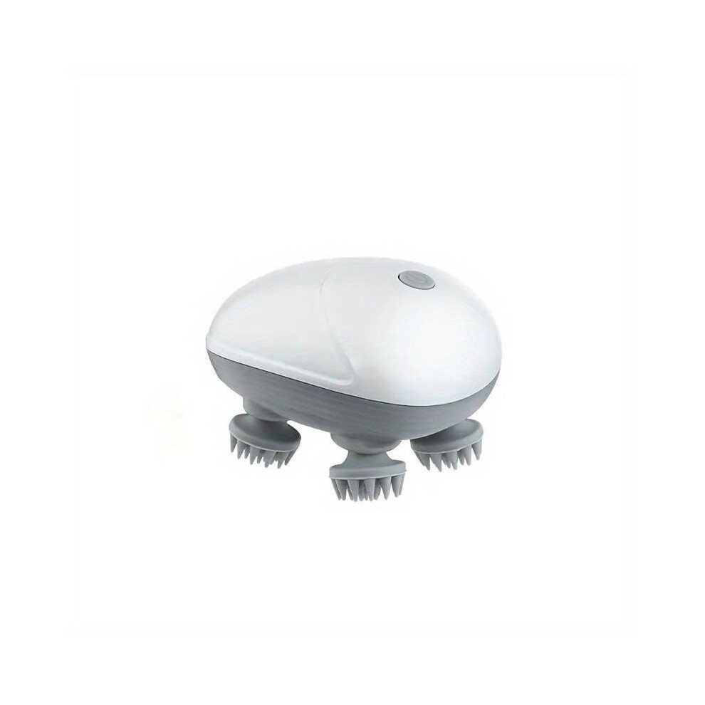 Tm White Octopus Scalp Massager - Electric Head Massager(Silvery )