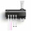 （White)Toothbrush sterilizer intelligent ultraviolet sterilization and disinfection rack punchfree automatic induction toothpaste squeezer 4