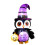 6FT Inflatable Owl Halloween Yard Decoration with LED Lights 1