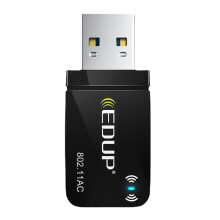 EDUP 1300Mbps USB WiFi Adapter Dual Band Network Card 5G 2.4GHz Wireless AC USB Adapter for PC Desktop Laptop Win11