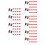 1500Pièces Mini Drapeaux En Bois Papier Multicolores Décor 9
