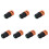 7Pièces Capsule Microphone Cardioïde Multi Couleur Son Clair 2