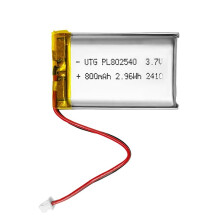 3.7V Lipo Battery 800Mah PL802540 Lithium Battery Li Polymer Batteries for T114 V2 LoRa 32 V3 Dev-Board LoRa Node 1PCS