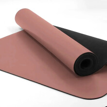Leather & Rubber Custom Print Yoga Mat