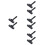 8Pièces Rouleaux D'encrage Noir Pour Impression Scrapbooking 6