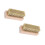 2Pièces Brosse Lavage Compacte Bois Et Plastique Khaki Usage Ménager 2