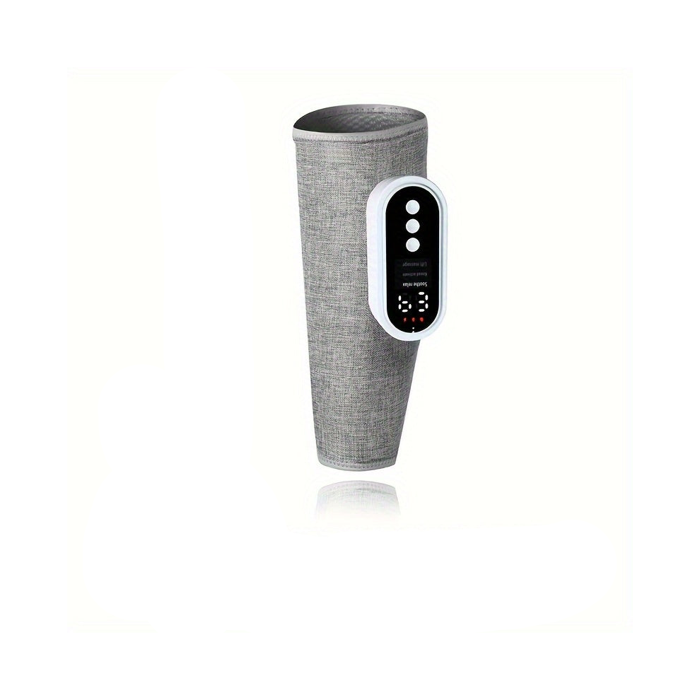 Tm Grey Cordless Air Compression Leg Massager With Heating Function(Grey)