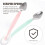 2Ensemble Cuillères Bébé Zébrées Silicone Pour Fruits Variés 7