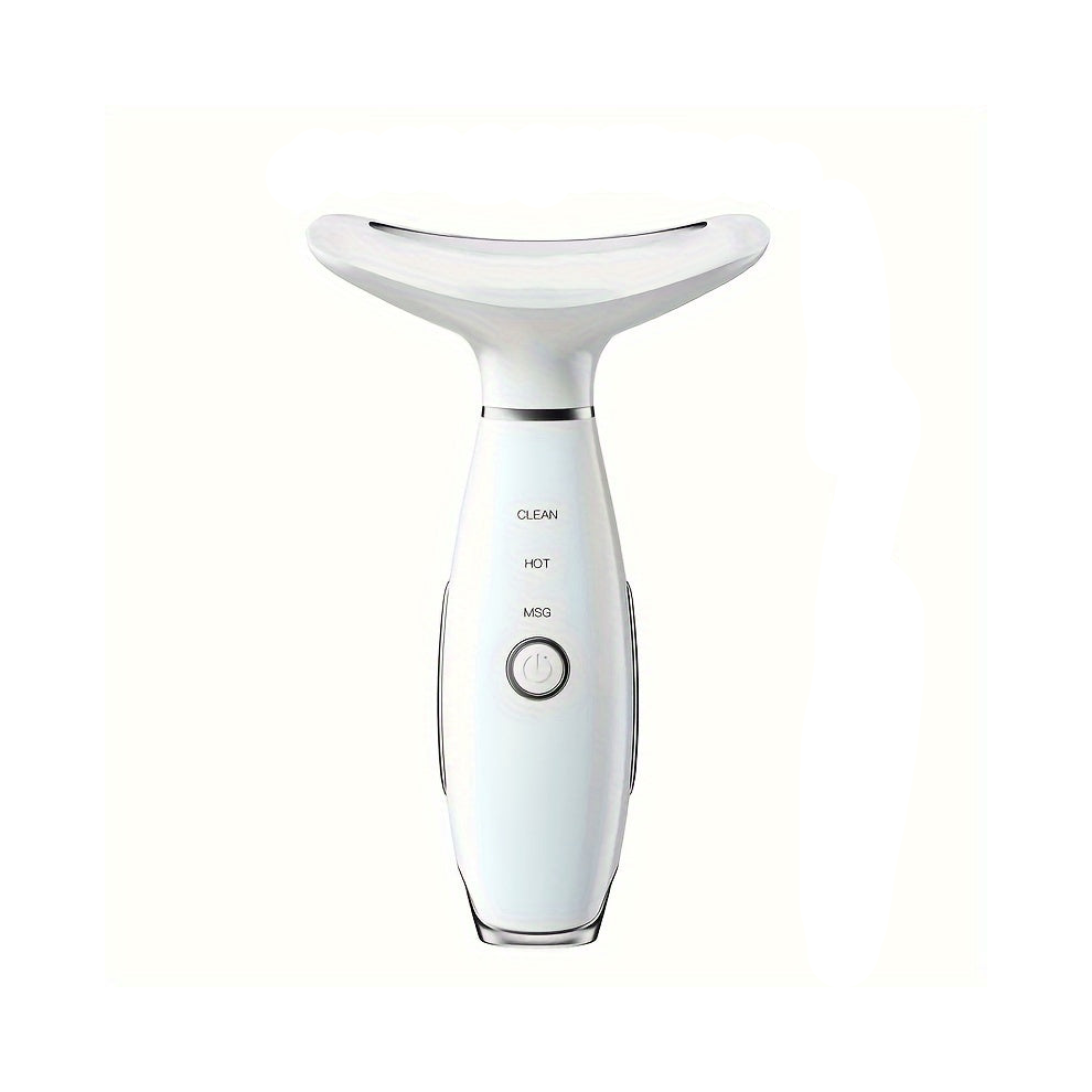 Tm White Usb Rechargeable Facial & Neck Massager With 3 Massage Modes(White)