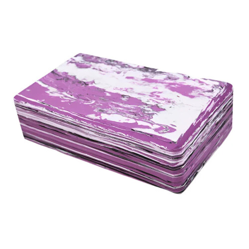 High-Density Camouflage Yoga Block (Purple)