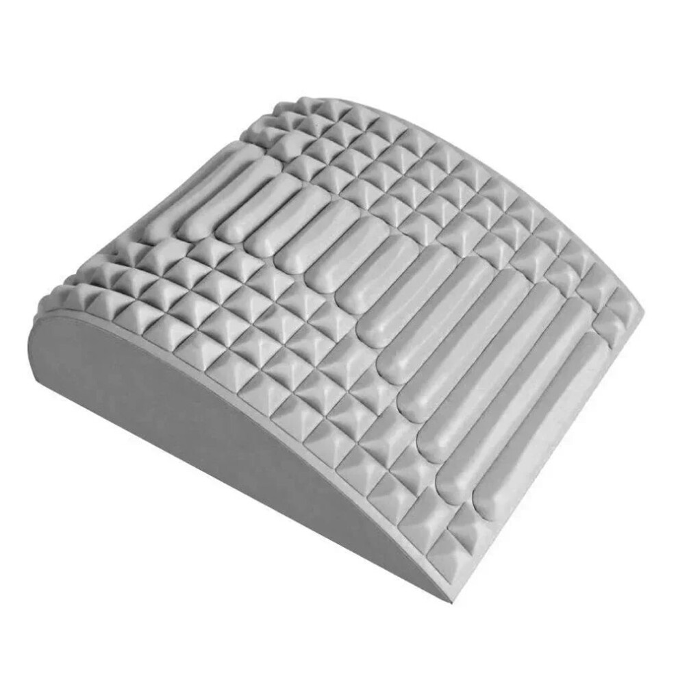 Tm Grey Back Stretcher Pillow Lumbar Support For Pain Relief (Grey)