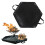 Square Metal Wood Fire Pit Table 1