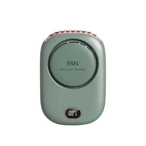 Portable Hanging Neck Fan USB Rechargeable Mini Cooler