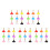 45Pièces Jouets Farceurs Plongeur Mini Portable Plastique 4