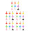 45Pièces Jouets Farceurs Plongeur Mini Portable Plastique 9