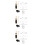 3Ensembles Valve Diverter Douche Argent Durable Installation Facile 4