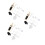 3Ensembles Valve Diverter Douche Argent Durable Installation Facile 8
