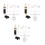 3Ensembles Valve Diverter Douche Argent Durable Installation Facile 10