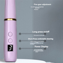 Portable Electric Nail File, Cordless Nail Drill with Light for Acrylic, Gel Nails, Personal Polish Manicure