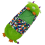 Kids Cartoon Plush Sleeping Bag Pillow Set (Green) 1