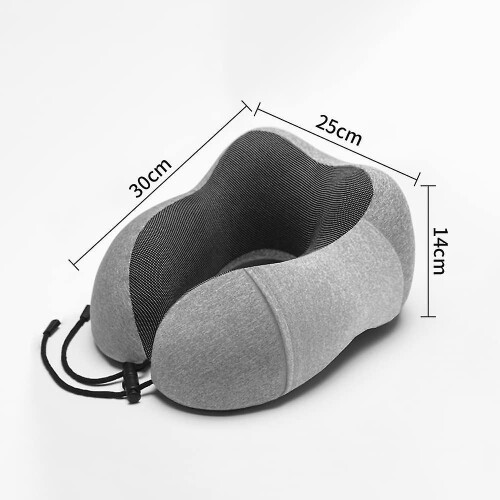 Cuscino da viaggio comodo - Cuscino per aereo - Cuscino per auto - Cuscino da viaggio in memory foam - Cuscino da viaggio - Cuscino da viagg 1