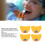 10pcs Dental Light Curing Shield Eye Protector, Damage-Resistant Plastic 3