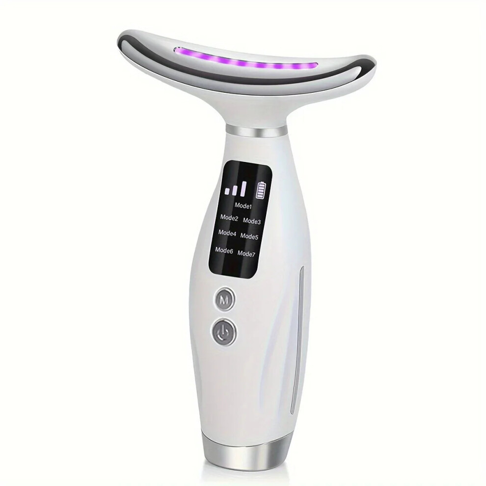 Oba 7-Mode Led Neck & Face Beauty Device Â Skin Tightening, Lifting & Massage