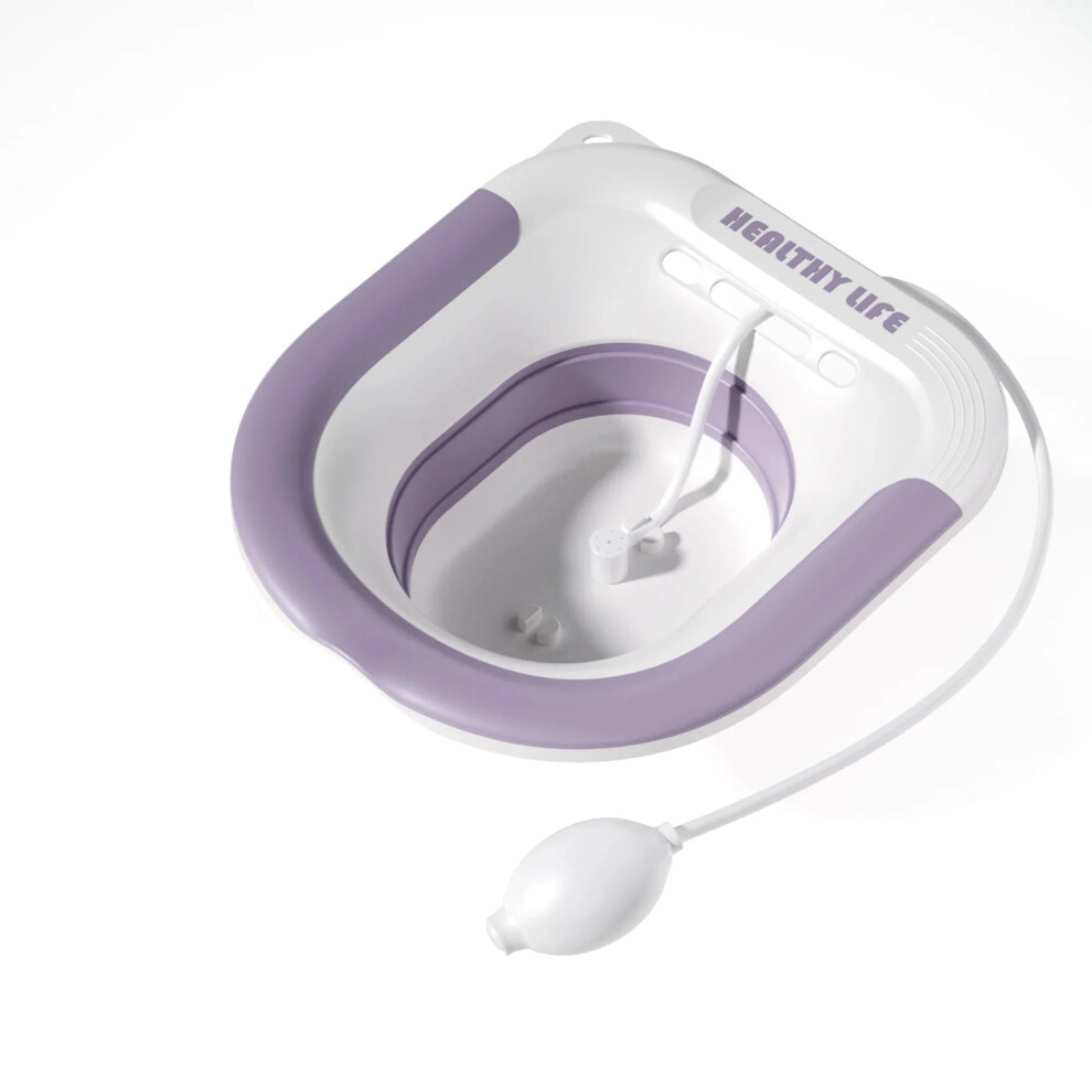 Oba Purple Folding Sitz Bath For Pregnant Women & Hemorrhoid Relief