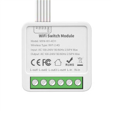 4-Wege-Ein-/Ausschalter Graffiti WiFi 4-Wege-Ein-/Ausschalter -Unterputz-Boxschalter