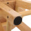 Bois Khaki Compact Pour Enfant Chaise Assise Stable 6