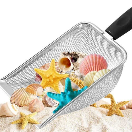 Strandnetschep Kinderfilter Zandlepel Kattenbakvulling Vergiet 1