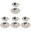 8Pcs Stackable Stainless Steel Electronic Scale Trays for Home Use 2