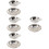 8Pcs Stackable Stainless Steel Electronic Scale Trays for Home Use 7