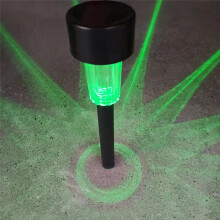White Solar Lawn Lamp, Outdoor Garden Lamp, Outdoor Ground Lamp, Household Solar Lamp (Plastic Type)