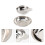 8Pcs Stackable Stainless Steel Electronic Scale Trays for Home Use 11