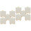 10Pièces Chevalets Blancs Pliables Bois Supports Art Décoration 4
