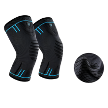 2pcs Compression Knee Support Sleeve Elastic & Breathable Knee Brace XL