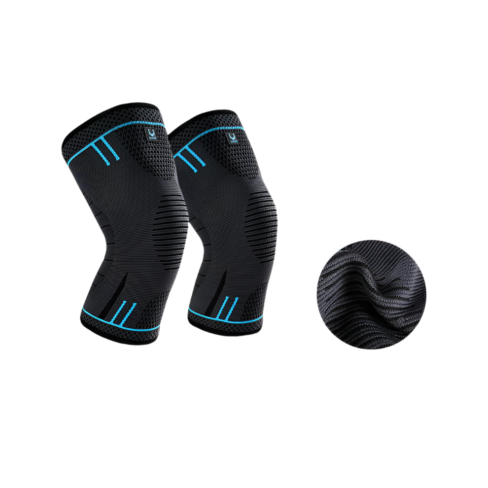 2Pcs Compression Knee Support Sleeve Elastic & Breathable Knee Brace Xl 9362547043980