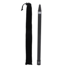 For 360X4 3meters Carbon Fiber Selfie Stick Invisible Sports Camera Telescopic Portable Recording Extension Stick Silver
