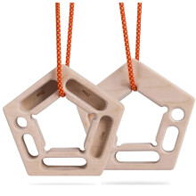 Double-Sided Hangboard Fingerboard Portable Khaki, 21722cm, 1 Pair