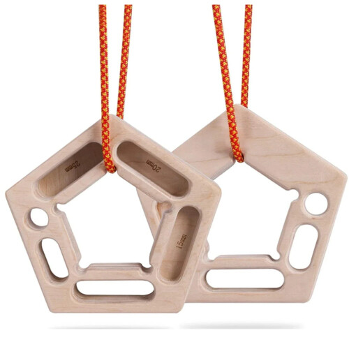 Double-Sided Hangboard Fingerboard Portable Khaki, 21722cm, 1 Pair