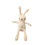 3-Piece Adorable Plaid Wishing Rabbit Dolls 1