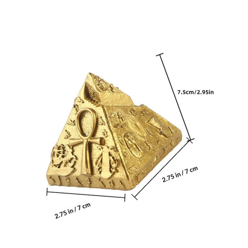 7Pièces Mini Pyramides Résine Décor Maison Style Unique 1
