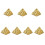 7Pièces Mini Pyramides Résine Décor Maison Style Unique 4