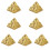 7Pièces Mini Pyramides Résine Décor Maison Style Unique 7