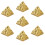 7Pièces Mini Pyramides Résine Décor Maison Style Unique 10
