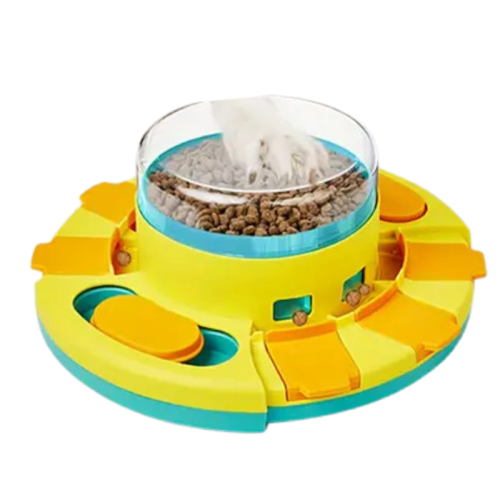 Interactive Dog Puzzle Feeder Toy for IQ Training